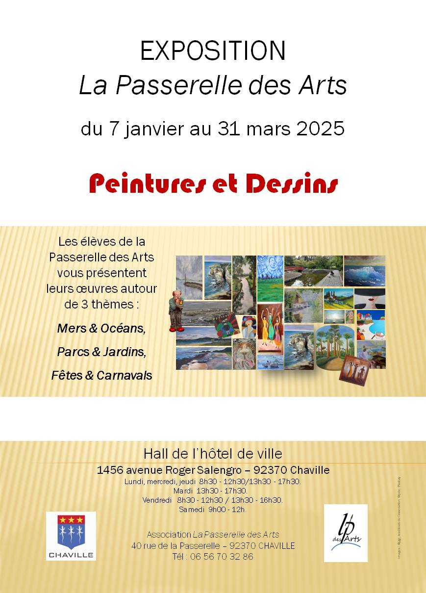 Flyer de l'exposition rappelant les informations de cette page